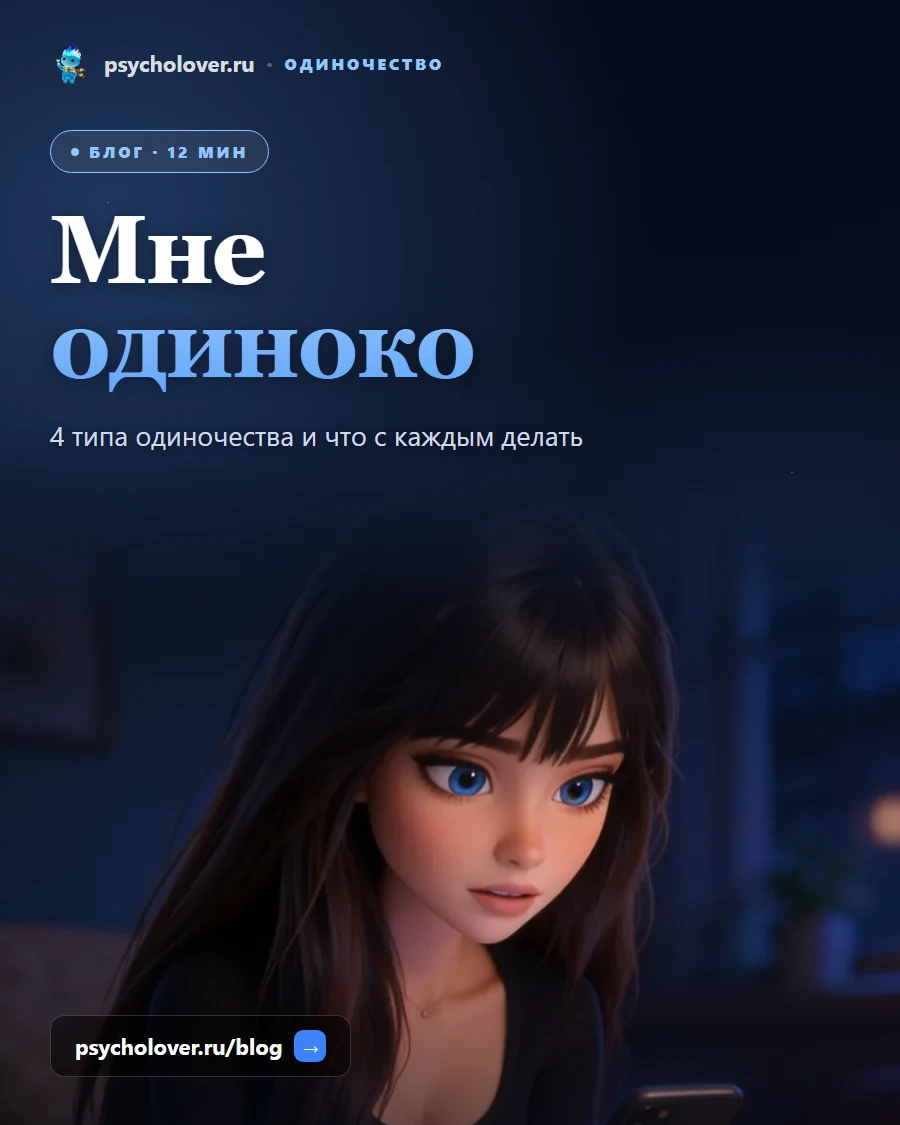 Мне одиноко — обложка статьи