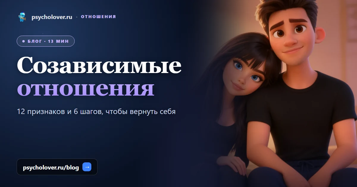 Созависимые отношения — обложка статьи